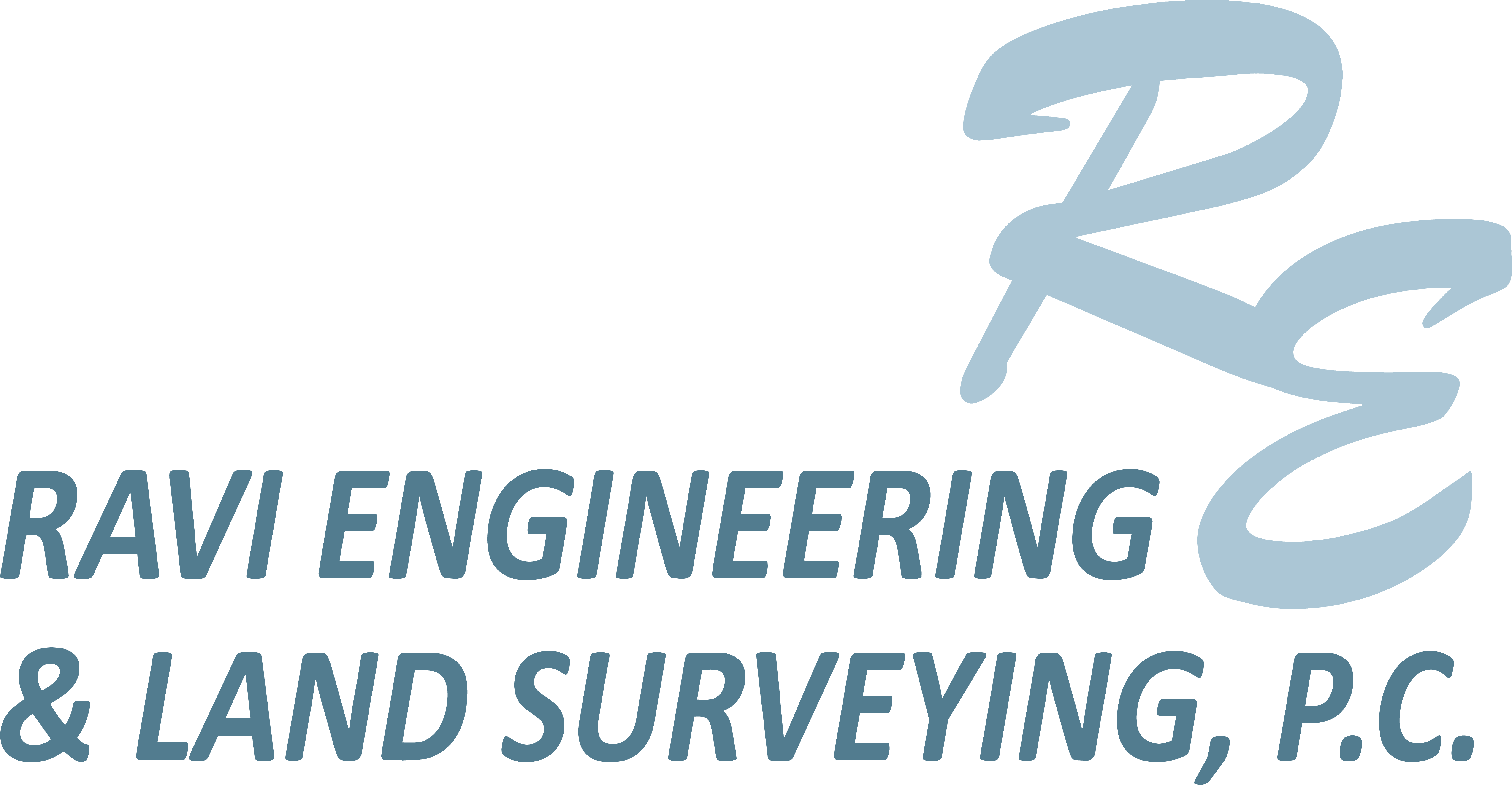 Logo for Ravi Engineering & Land Surveying, P.C.