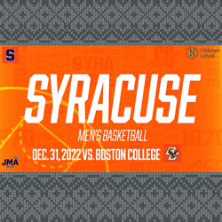 Syracuse vs. Boston College • Dec 31, 2022 • TBA