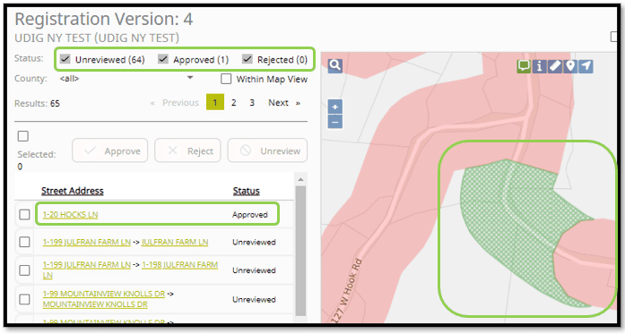 Approved recommendations