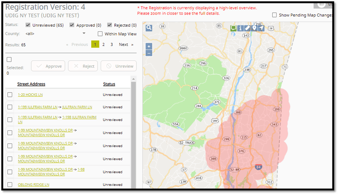 Review proposed changes bubble